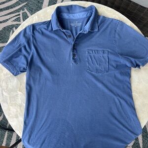 Men's Vineyard Vines Blue Striped Polo Shirt